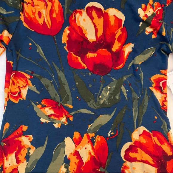 Lularoe Julia Dress, size XS, Floral Print, NWT - Picture 5 of 7